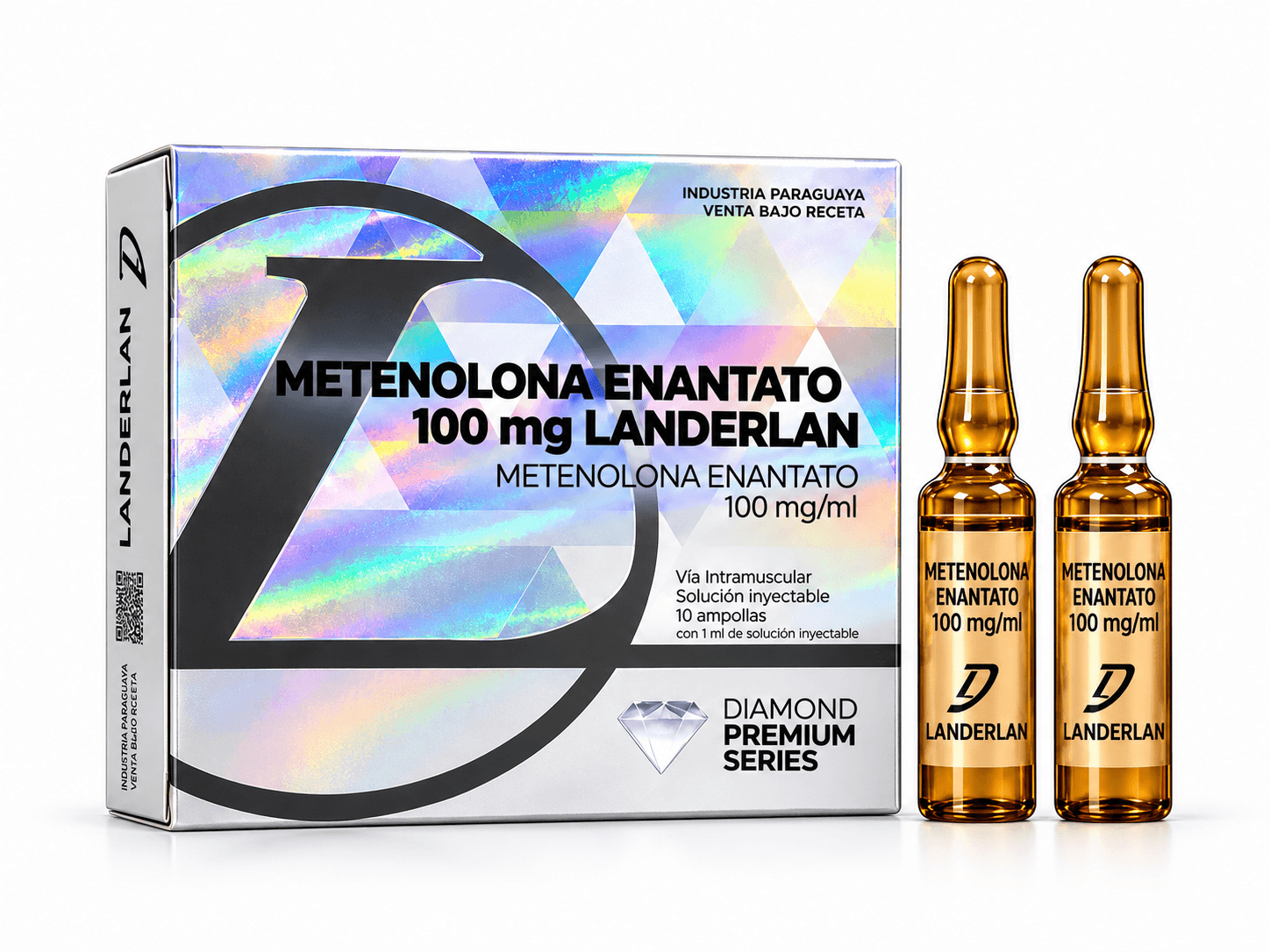 Primobolan Metenolona Enantato 100 mg — Landerlan — 10 ampolas