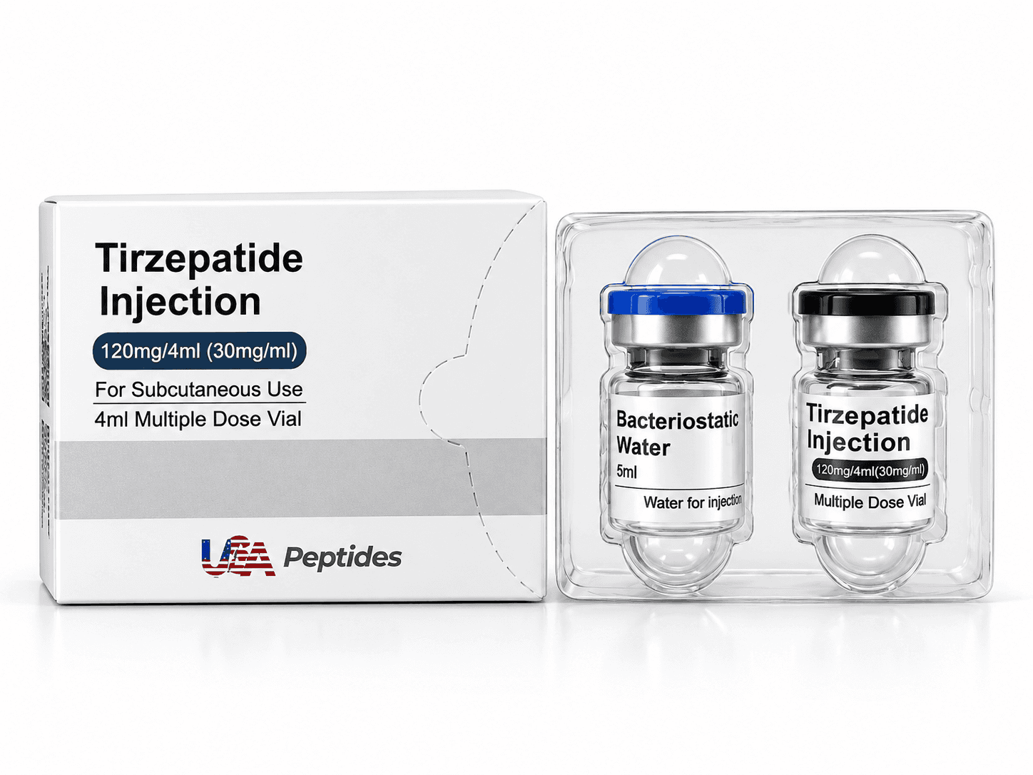 USA Peptides Tirzepatida 120mg/4ml