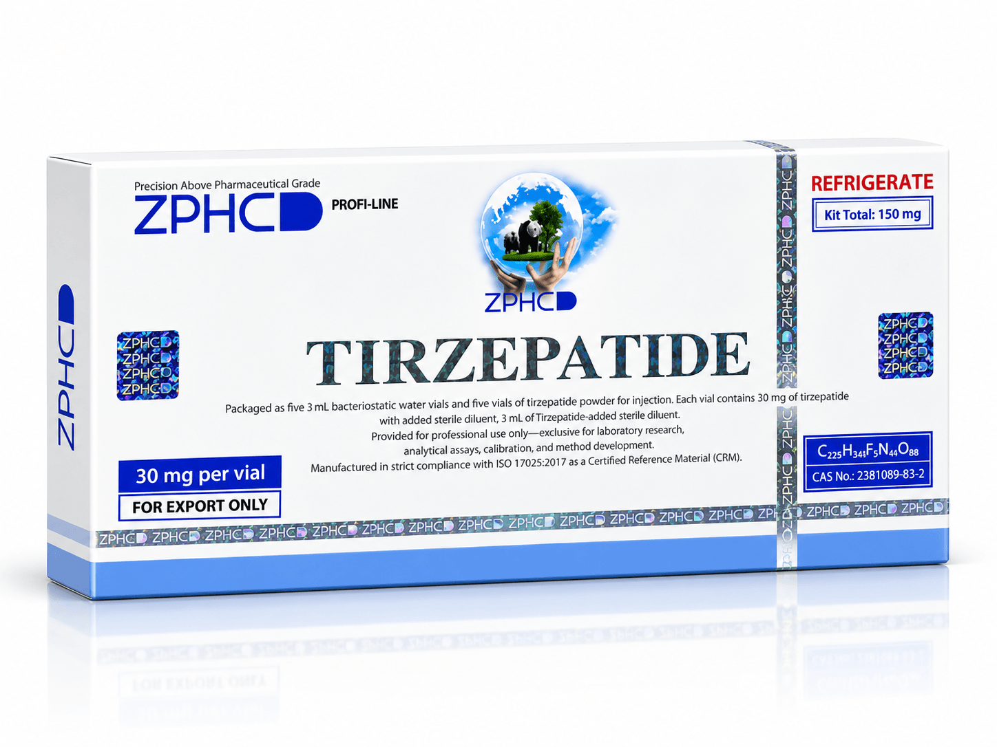 ZPHC Tirzepatida 150mg (5 Viais)